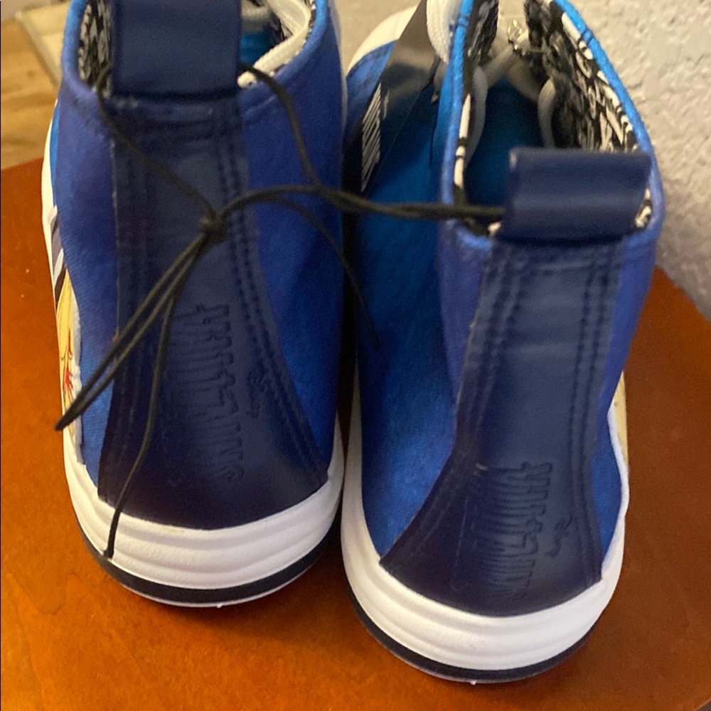 Disney Blue and White High-Top Sneakers - Picture 3 of 14